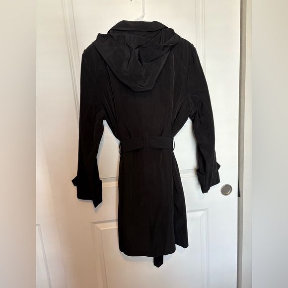 NWOT - XXL London Fog Black Trench Coat - Picture 2 of 11